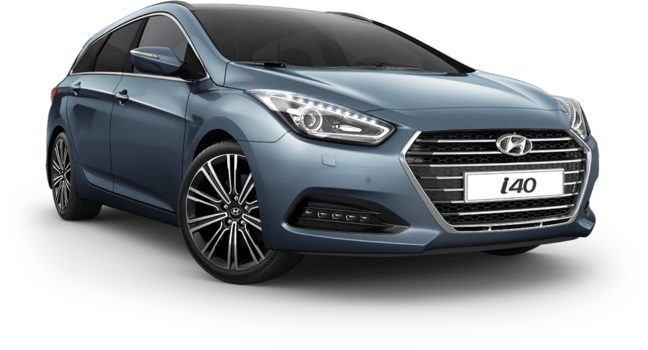 Detail přední části vozu Hyundai i40 kombi